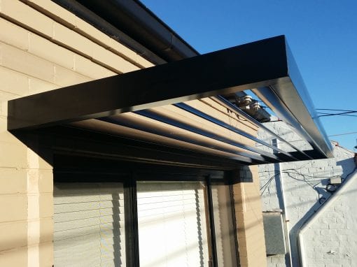 Slimline Canter Lever Louver 160mm Blade