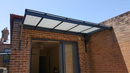 Polycarb aluminium Cantilever Awning - Image 4