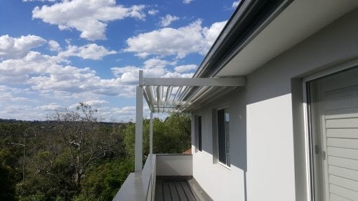 Louvre Roof Patio cover with Adjustable 160mm blades in a fixed frame - Image 4