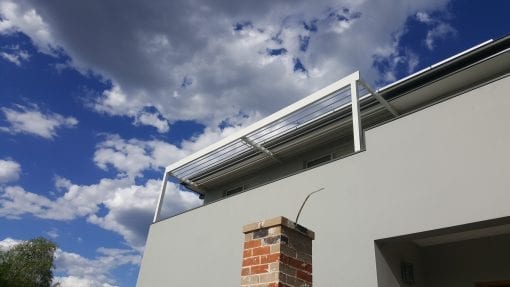 Louvre Roof Patio cover with Adjustable 160mm blades in a fixed frame - Image 3
