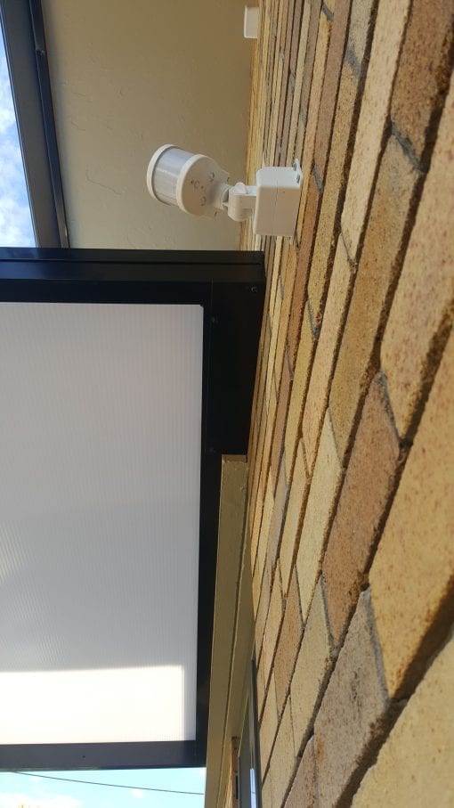 Slimline polycarb Awning