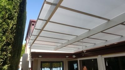 Roof Mounted twin wall Polycarb Patio