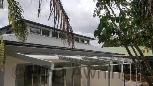 Retractable Polycarb awning