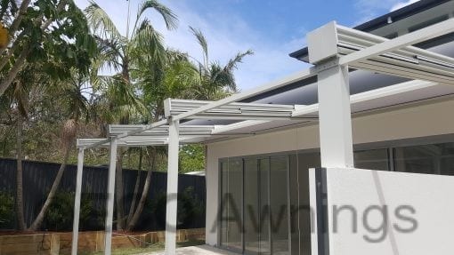 Retractable Polycarb awning