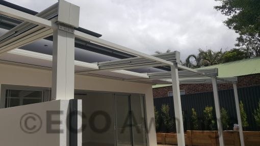 Retractable Polycarb awning