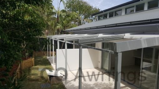 Retractable Polycarb awning
