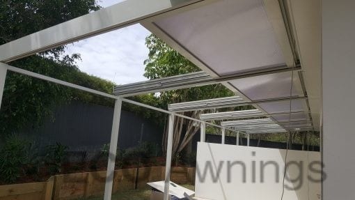 Retractable Polycarb awning