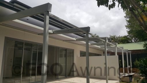 Retractable Polycarb awning