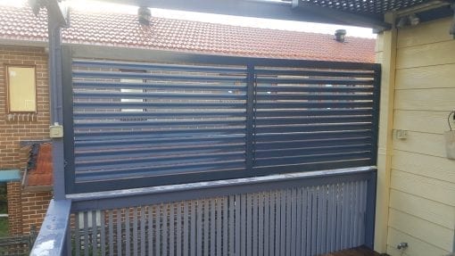 Louvers Adjustable 85 mm Privacy screen
