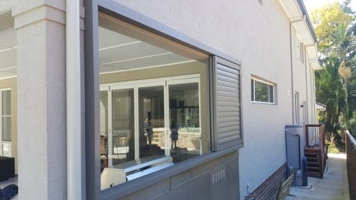 sliding louvers
