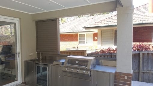 Privacy Screen Louvers with Sliding Adjustable 85mm Blades - Image 3
