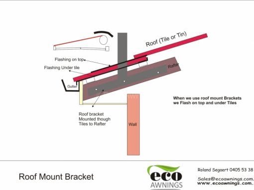 Folding arm awning