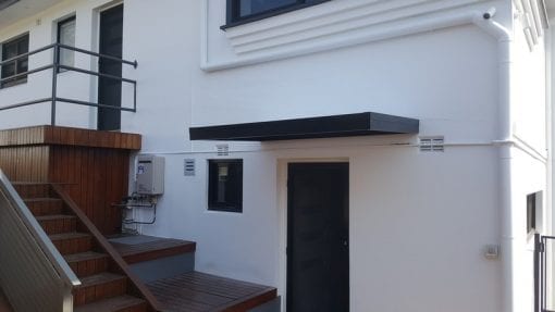 window door awning