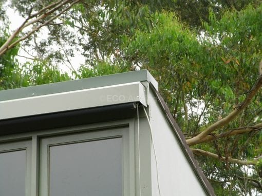 straight drop fabric awnings