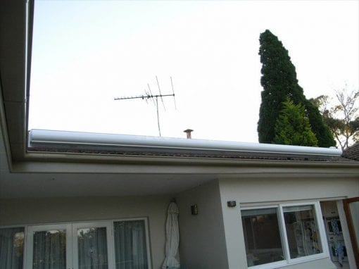 Folding arm awning