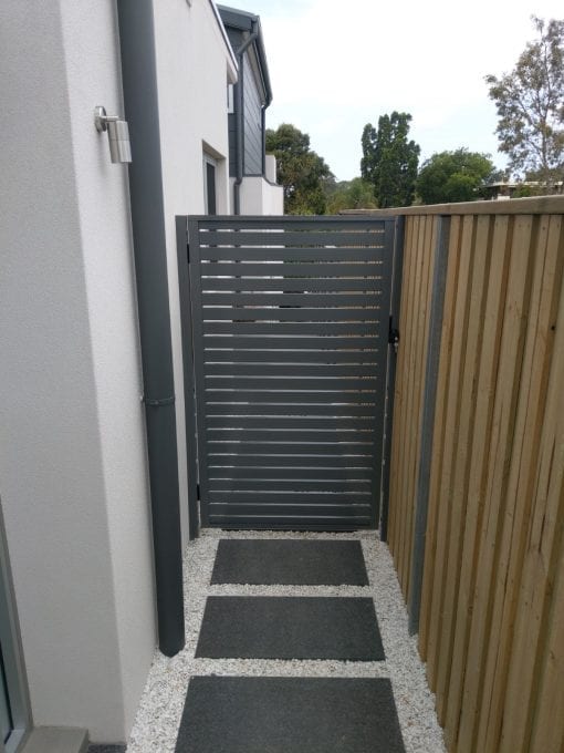 side Gate 65mm Slat Gate on side of House