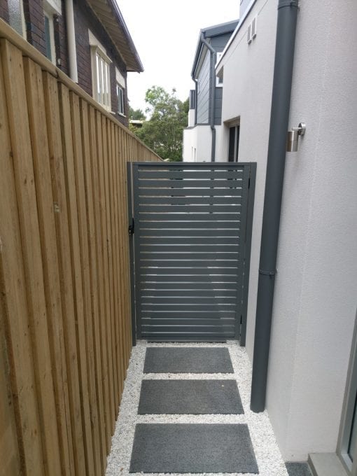 side Gate 65mm Slat Gate on side of House