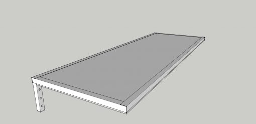 Slimline 50 Canter Lever awning with twin wall polycarb over a Door and window - Image 5