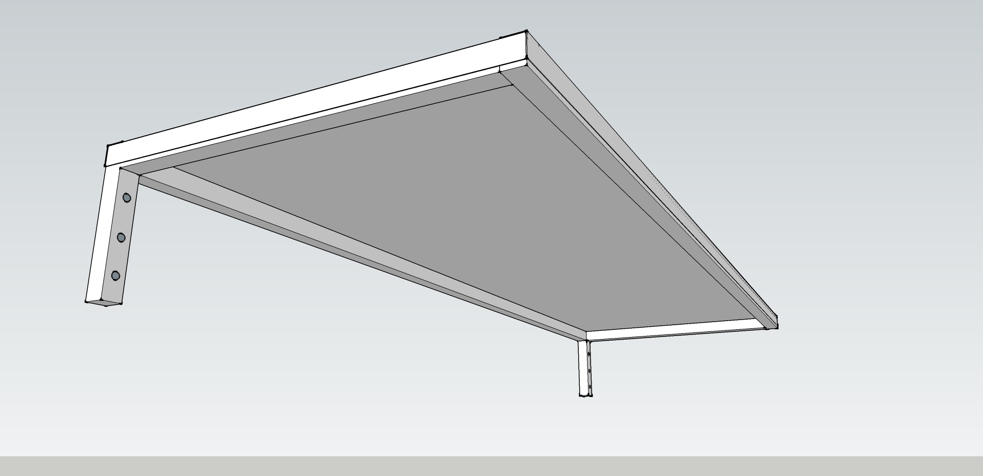 Slimline 50 Canter lever under side 2