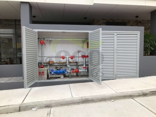 Louver door enclosure  for fire hydrant room - Image 2