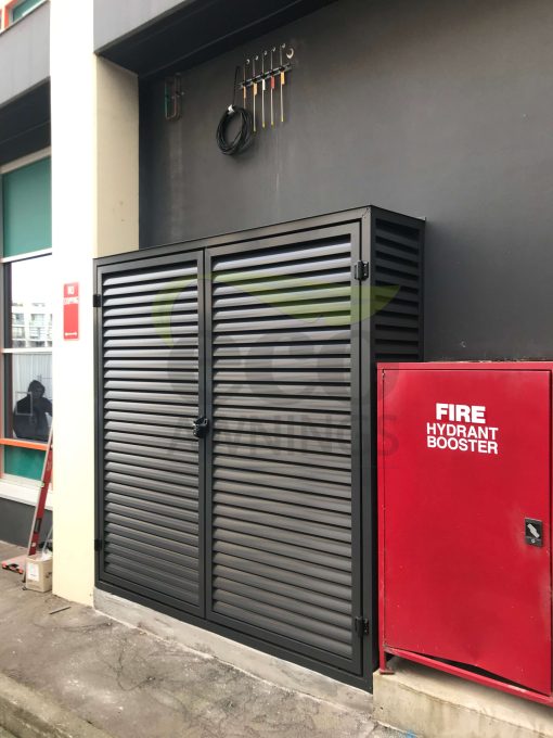 Louver door enclosure  for fire hydrant room - Image 6