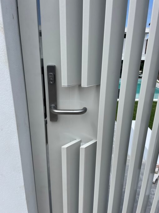 Angled Slat Fence and Gates - Image 5